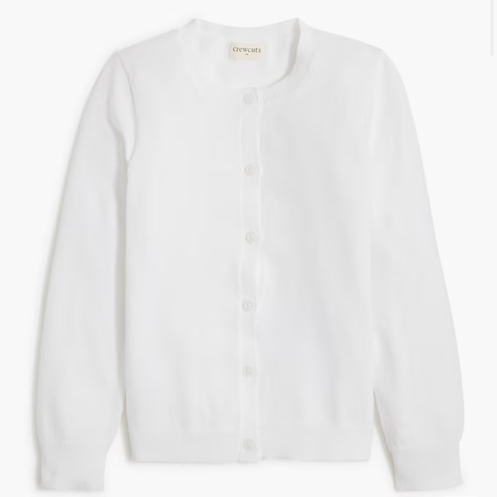 J. Crew Crewcuts Girls Casey Cardigan Sweater, Size 6-7